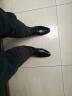 保罗盖帝（PLO-CART）软皮鞋男士商务正装韩版尖头真皮男鞋透气软底工作休闲鞋 黑色 40 实拍图