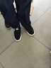 沙驰（SATCHI）男鞋休闲鞋夏季透气男士日常休闲布鞋豆豆鞋软底套脚懒人鞋子男 黑色 皮鞋尺码 41 (255mm) 皮鞋码 实拍图