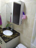 乾箭（QIANJIAN） 圆角弧度烤漆镜柜浴室柜组合简约卫生间镜子带置物架柜挂墙式 70厘米不带灯 实拍图