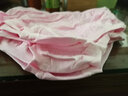 水晶豆女士纯棉老人内裤中老年印花全棉三角裤头高腰宽松加大码妈妈内裤高腰 粉红 110/3XL【腰围2尺8至3尺】 实拍图
