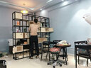 精甄屏风隔断博古架loft工业风双面餐厅玄关格子架铁艺隔断墙书置物架 定做(要联系客服改价，非商品价) 实拍图