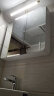 乾箭（QIANJIAN） 圆角弧度烤漆镜柜浴室柜组合简约卫生间镜子带置物架柜挂墙式 70厘米不带灯 实拍图