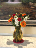 蒂拉 欧式描金创意简约透明玻璃花瓶水养花百合北欧网红客厅插花摆件 大号花瓶高30cm 实拍图