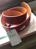 紫心竹 女士百搭宽腰带黑色宽腰封斜搭装饰裙子毛衣女式宽皮带时尚束腰 红色 实拍图