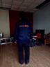 冠诺达（GUANNUODA）安富利工作服套装男女春秋长袖劳保服工程服汽修物业建筑工地工装 深蓝套装（上衣+裤子） 2XL (180) （建议155-170斤） 实拍图