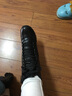 卡路奇真皮舞蹈鞋女鞋软底春秋新跳舞女鞋四季现代水兵舞广场舞蹈鞋靴子 黑色加棉牛皮【5CM跟高】冬季款 38 实拍图