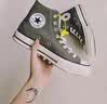 匡威（Converse）男鞋女鞋 ALL STAR系列经典帆布鞋休闲情侣休闲鞋学生板鞋 【常青黑高】侧边加厚橡胶 101010 39 实拍图