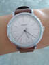 聚利时（Julius）品牌复古简约情侣皮带手表大小表盘男女款生活防水石英腕表JA-814 咖带白面小款 实拍图