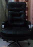 品仪老板椅真皮总裁办公椅可躺电脑椅家用沙发大班椅人体工学电竞椅子 咖啡色纳帕皮+170°后躺带搁脚 实拍图