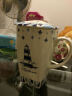 后海 大容量创意骨瓷水杯地中海情侣马克杯带盖陶瓷杯子欧式牛奶杯喝水杯 勺孔V杯-灯塔460ML 实拍图