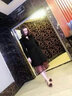 芭妃娅职业装毛呢大衣女中长款韩版加棉加厚工作服黑色呢子外套银行工装 971黑色 S 实拍图