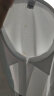 佐马仕 （ZUOMASHI） 长袖衬衫女商务休闲职业装正装衬衣修身工装OL酒店通勤工作服 V605白隐竖条纹（V·领） L/37（100斤-110斤） 实拍图