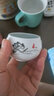 长物居 功夫茶具套装景德镇吴艳青名家手绘青花瓷品茗杯套装茶具泡茶杯 竹报平安盖碗款 实拍图