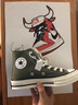 匡威（Converse）男鞋女鞋 ALL STAR系列经典帆布鞋休闲情侣休闲鞋学生板鞋 【常青黑高】侧边加厚橡胶 101010 37 实拍图