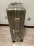 EBEN拉杆箱32英寸铝镁合金行李箱万向轮金属硬箱旅行箱 香槟色 需托运 出国长途 实拍图