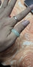 念玉新疆和田玉戒指环男女款天然碧玉戒指细料青玉戒指羊脂白玉戒指尾 白玉内径20mm=22号 实拍图