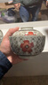 和风四季浅田釉下彩陶瓷碗日式餐具家用盖碗汤碗蒸碗泡饭碗餐厅摆台餐具 4.5英寸小号蓝富贵盖碗(单个) 实拍图