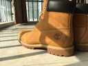 添柏岚（Timberland）踢不烂大黄靴男户外休闲经典牛皮防水马丁靴 10061 小麦色 10H/44.5 实拍图