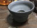 易信 金刚釉汝窑开片茶漏套装过滤器过滤网茶渣网茶漏架功夫茶道零配件托架 金刚沙釉 实拍图