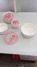 正兴阳陶瓷（ZHENGXINGYANG）陶瓷保鲜碗套装带盖保鲜盒密封大号泡面碗家用便当饭盒学生带饭碗 粉KT+红袋 实拍图