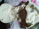 妈妈果（org.mama）婴儿尿布裤纯棉可水洗宝宝新生儿隔尿裤防漏透气尿布兜防水 高腰 2条装 【系扣款】 M_(建议12-18斤) 实拍图