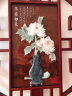 沃皓东阳木雕玉雕画挂件客厅书房玄关背景墙壁装饰走廊电视背景墙挂画 平安如意1（直径80厘米） 实拍图