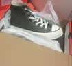 匡威（Converse）男鞋女鞋 ALL STAR系列经典帆布鞋休闲情侣休闲鞋学生板鞋 【常青黑高】侧边加厚橡胶 101010 39 实拍图