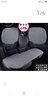 车优友（CEYOYO）汽车坐垫四季通用翻毛皮方垫新款透气乳胶棉车垫颈枕后排汽车座垫 三件套-前排2片后排1片-浅灰色 朗逸轩逸卡罗拉英朗捷达桑塔纳 实拍图