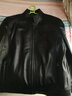 比菲力（BEVERRY）头层真皮皮衣男海宁绵羊皮外套修身韩版男士机车皮夹克夹克外套 口袋拉链黑色款 4XL 实拍图
