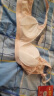 台英华（TAIYINGHUA）孕妇内衣内裤套装纯棉哺乳文胸薄款无钢圈交叉浦哺乳奶罩喂奶胸罩 纯紫色+纯肤色2套装 L（36/80BC） 实拍图