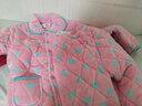 特丝格斯（TSGS）睡衣女冬季加厚套装珊瑚绒三层夹棉衣加绒加大码法兰绒保暖家居服 蛋奶 2XL 身高173内体重125-150斤内 实拍图