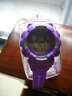 拉斯卡(LASIKA)学生手表儿童电子表防水童表男孩运动带闹钟女孩夜光多功能 紫色 实拍图