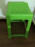 茶花塑料凳高凳客厅加厚条纹凳家用成人高凳方凳防滑餐桌椅子A0838P 4张【新款绿】 实拍图