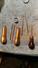 铜手柄修鞋千枚通钻子工具 手工纳鞋底线补鞋凌锥钩鞋针DIY锥子套装 直头带钩铜锥 实拍图