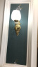 慕庭全铜美式复古壁灯客厅墙壁灯卧室床头纯铜水晶欧式背景墙壁灯 BD1709单头壁灯 实拍图