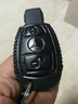 适用于奔驰钥匙包真皮钥匙套C级E级GLC级A级B级GLA级S级GLK级专用保护套男女汽车钥匙扣保护壳 奔驰D款黑色（插入启动） 实拍图