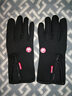 DEROACE骑行手套全指冬季自行车滑雪手套摩托车男女可触屏骑车单车装备 豪华版-黑色 M 实拍图