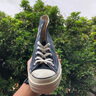 匡威（Converse）男鞋女鞋 ALL STAR系列经典帆布鞋休闲情侣休闲鞋学生板鞋 【常青黑高】侧边加厚橡胶 101010 41 实拍图