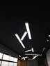 慧卓 LED长条灯办公室吊灯超亮创意造型超市店铺拼接照明方通条形灯具 白色 120*7*4.5cm-20W 实拍图