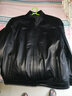 比菲力（BEVERRY）头层真皮皮衣男海宁绵羊皮外套修身韩版男士机车皮夹克夹克外套 口袋拉链黑色款 4XL 实拍图
