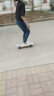 迈卡龙滑板小鱼板成人男女代步青少年四轮滑板车刷街公路板初学者 白色-升级大轮 实拍图