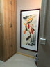 享得 玄关装饰画中式九鱼图葫芦玄关画竖版过道走廊壁画国画实木边框 A款九鱼图 田园柚木色边框 60cm*120cm 实木边框+有机玻璃 实拍图