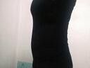 绰态产后收腹衣塑身衣分体套装美体束身衣收腹带收腹内裤女四季款 黑色(U型背心+三角裤)套装 L(120-150斤) 实拍图