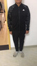 阿迪达斯 阿迪达斯运动套装男夹克外套跑步运动情侣套装女士时尚外套长裤 TR90JT-BW+TR90PT-BW/黑白套装 L（建议身高175-180厘米） 实拍图