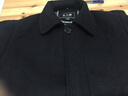 花花公子（PLAYBOY）毛呢大衣男中长款冬装新款中老年男装呢子风衣加厚爸爸保暖外套男 藏青色（内胆脱卸） 180/XL（120--135斤左右穿） 实拍图