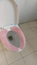 家の物语日本浴室马桶垫加厚保暖可水洗粘贴四季通用防水坐便器套马桶圈贴 无痕保暖马桶垫灰色 实拍图