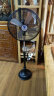 宝尔·迈斯（POWERMAX) 古典立扇电风扇金属扇摇头落地扇仿古扇饭厅客厅16英寸FS2-40YT 黑色 实拍图