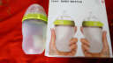 可么多么（como tomo）宝宝奶瓶新生儿 宽口硅胶奶瓶防摔 250ml*2 绿色 (3-6月)  实拍图