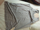 金三塔背心男100%桑蚕丝男士圆领背心1YZM4A501 灰色 L 实拍图
