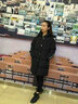 艾珠儿棉服女2023冬装新款韩版学生棉衣中长款反季棉服冬季加厚棉袄外套 黑色 L 实拍图